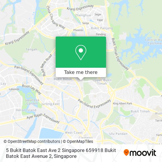 5 Bukit Batok East Ave 2 Singapore 659918 Bukit Batok East Avenue 2 map