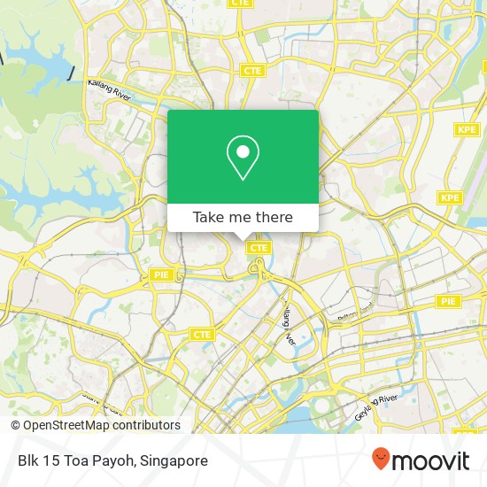Blk 15 Toa Payoh map
