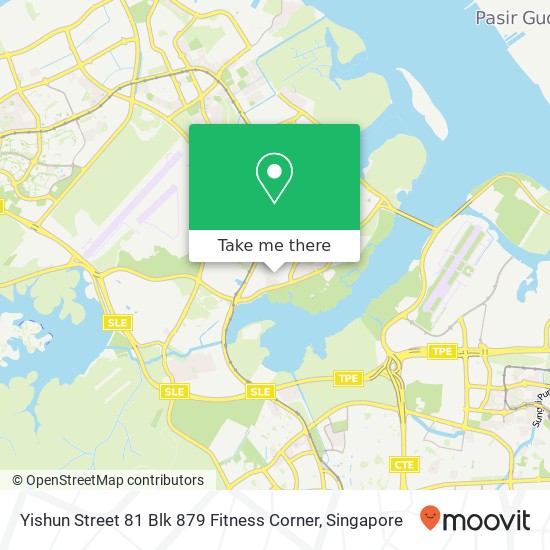 Yishun Street 81 Blk 879 Fitness Corner map