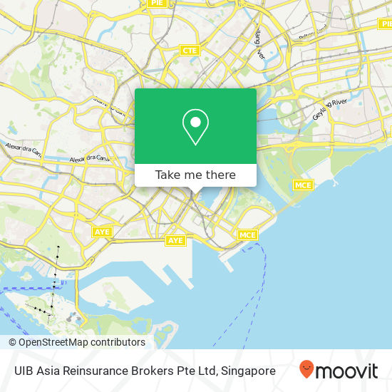 UIB Asia Reinsurance Brokers Pte Ltd map
