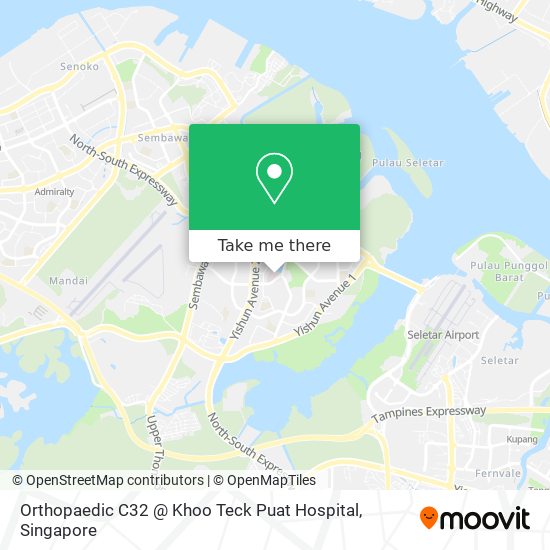 Orthopaedic C32 @ Khoo Teck Puat Hospital map