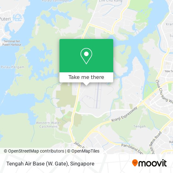 Tengah Air Base (W. Gate) map