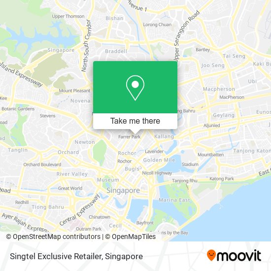 Singtel Exclusive Retailer地图