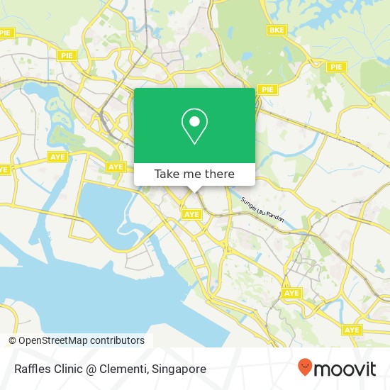 Raffles Clinic @ Clementi map