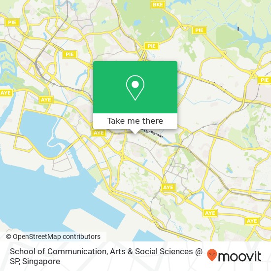 School of Communication, Arts & Social Sciences @ SP map