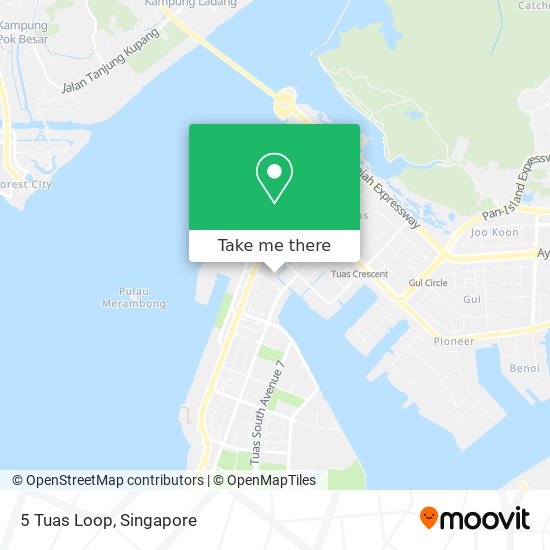 5 Tuas Loop map