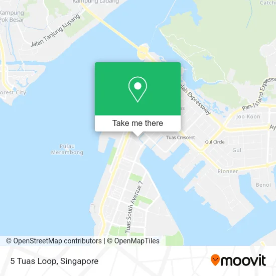 5 Tuas Loop map