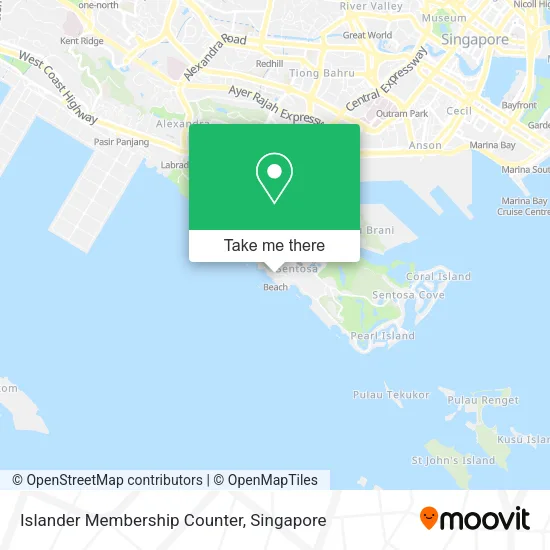 Islander Membership Counter map