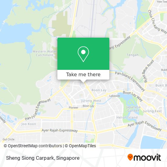 Sheng Siong Carpark map