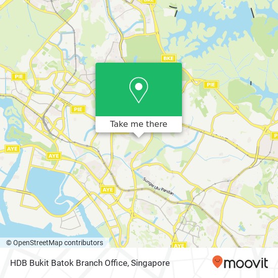 HDB Bukit Batok Branch Office地图