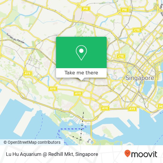 Lu Hu Aquarium @ Redhill Mkt map