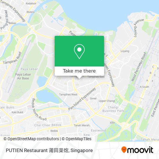 PUTIEN Restaurant 莆田菜馆 map