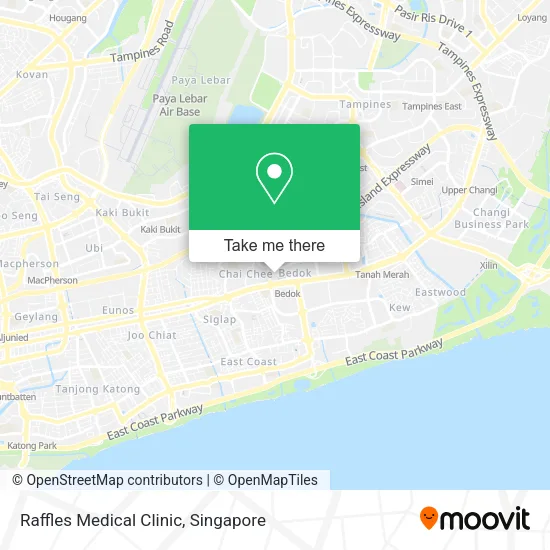 Raffles Medical Clinic map