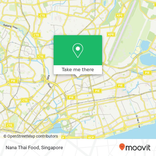 Nana Thai Food map