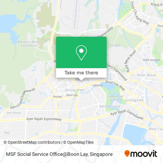MSF Social Service Office@Boon Lay map
