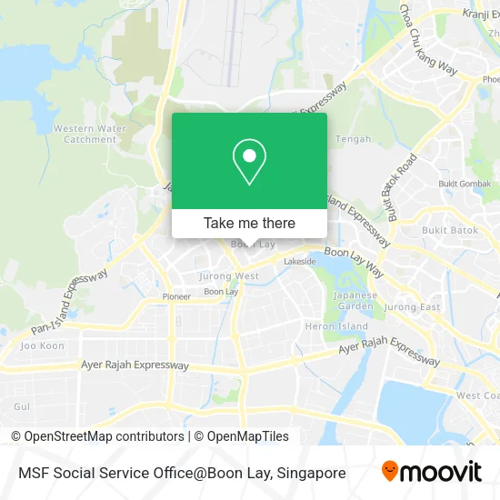 MSF Social Service Office@Boon Lay地图