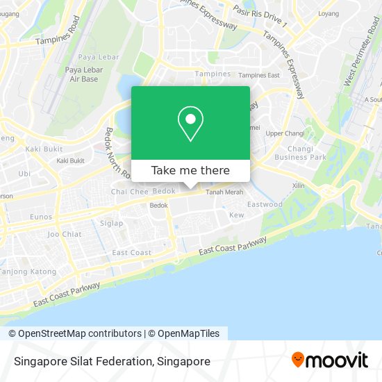 Singapore Silat Federation map