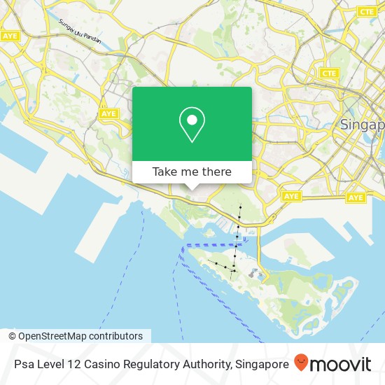 Psa Level 12 Casino Regulatory Authority map