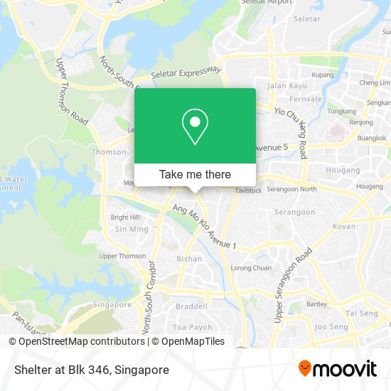 Shelter at Blk 346 map