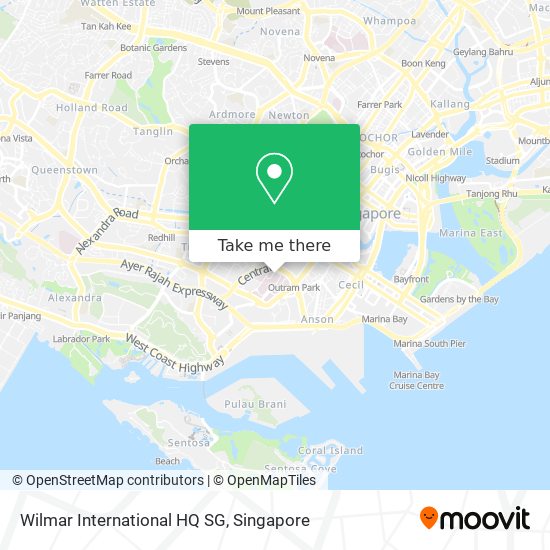 Wilmar International HQ SG map