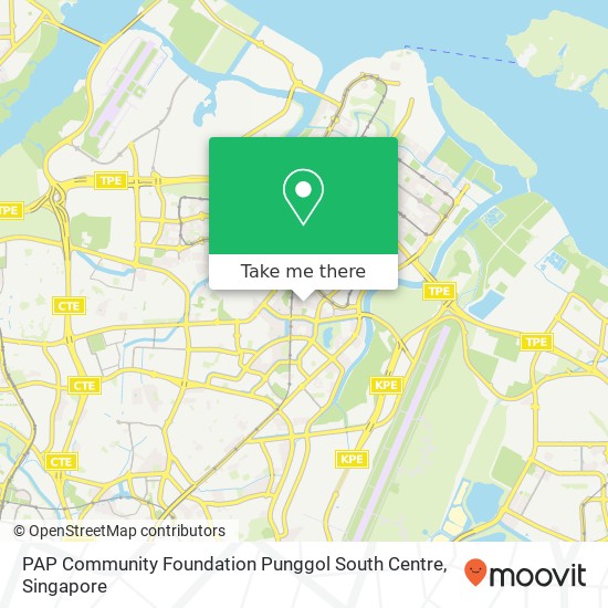 PAP Community Foundation Punggol South Centre map