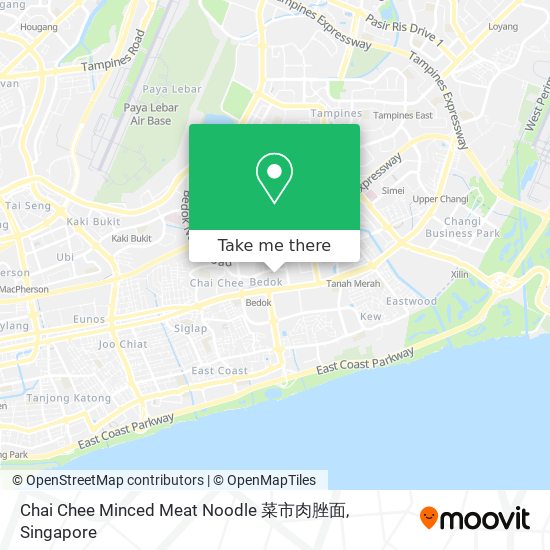 Chai Chee Minced Meat Noodle 菜市肉脞面 map