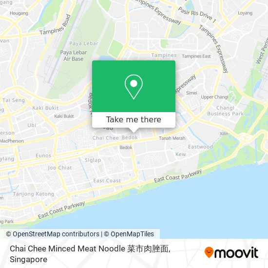 Chai Chee Minced Meat Noodle 菜市肉脞面 map