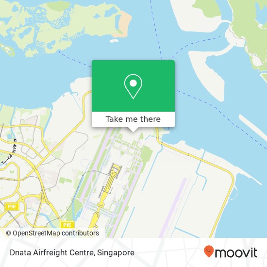 Dnata Airfreight Centre map