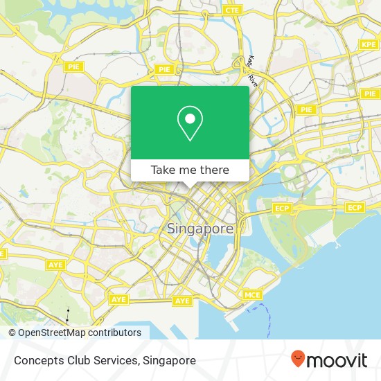 Concepts Club Services map