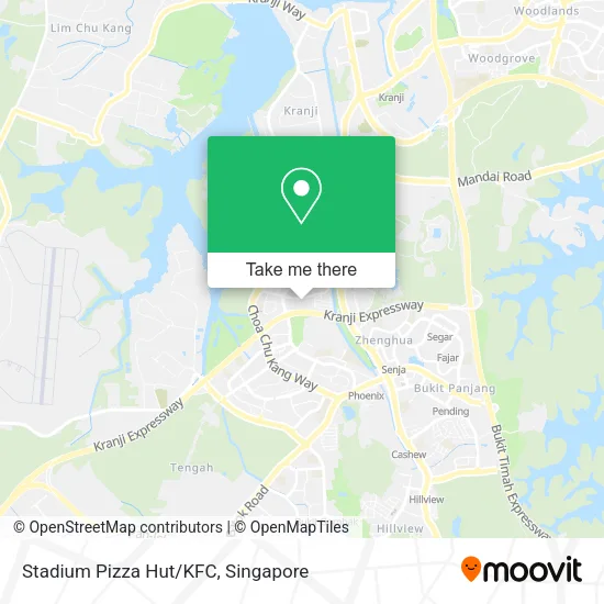 Stadium Pizza Hut/KFC map