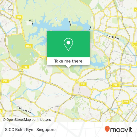 SICC Bukit Gym map