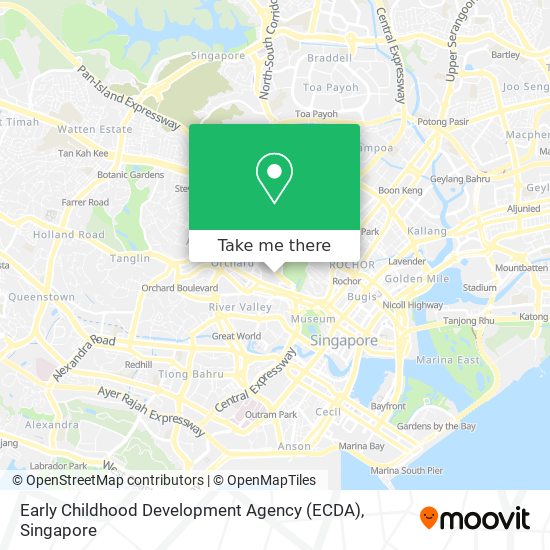 Early Childhood Development Agency (ECDA) map
