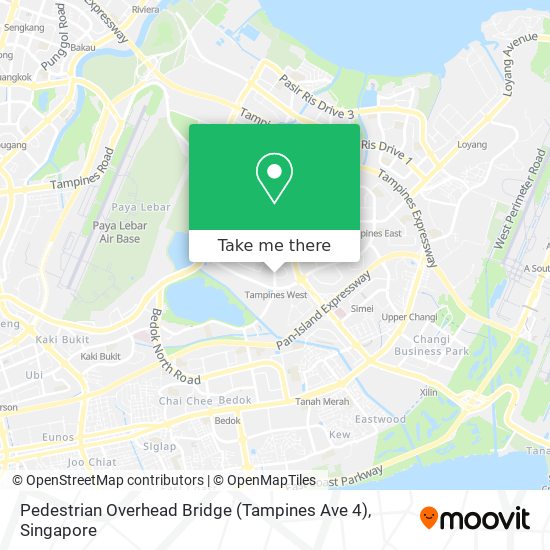 Pedestrian Overhead Bridge (Tampines Ave 4) map