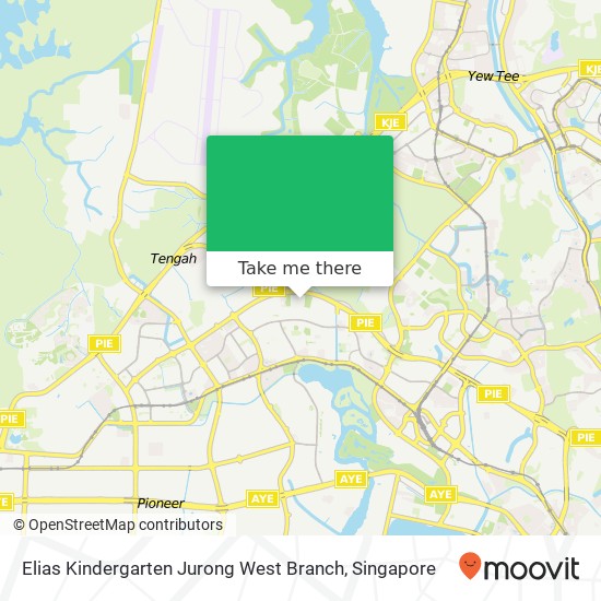 Elias Kindergarten Jurong West Branch map