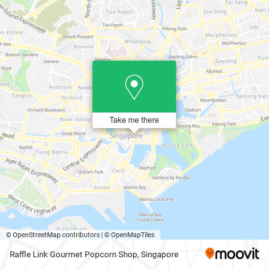 Raffle Link Gourmet Popcorn Shop map