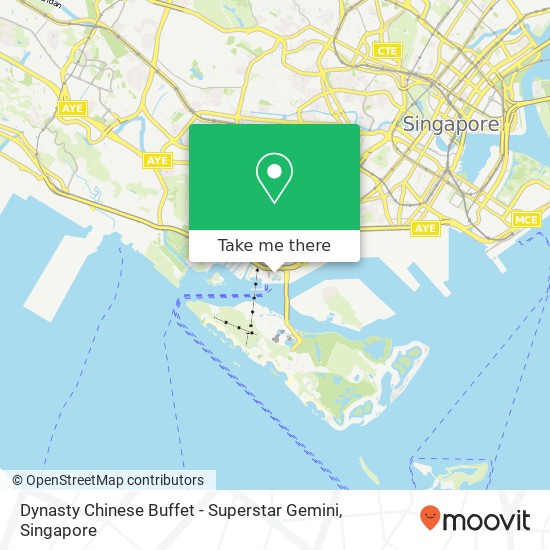 Dynasty Chinese Buffet - Superstar Gemini map