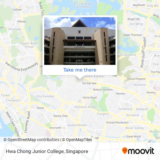 Hwa Chong Junior College map