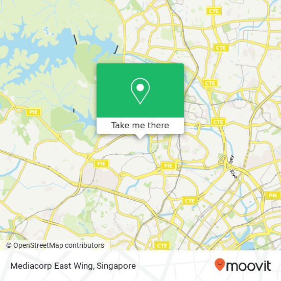 Mediacorp East Wing map