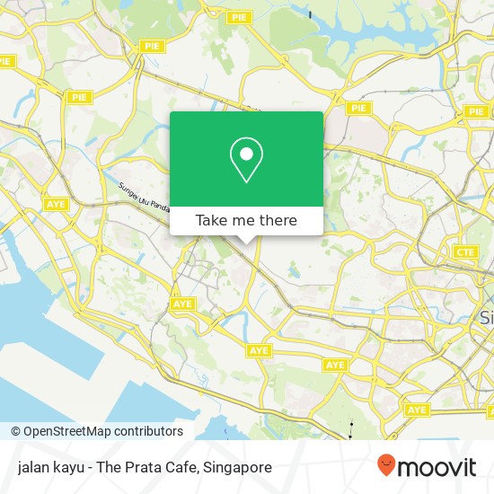 jalan kayu - The Prata Cafe map