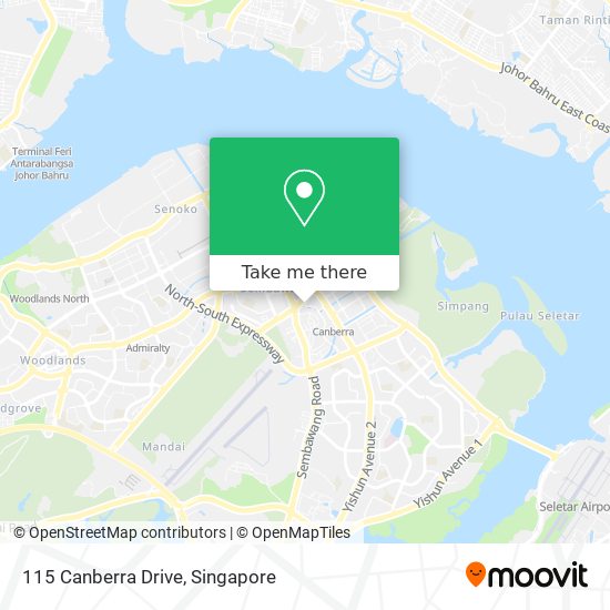 115 Canberra Drive map
