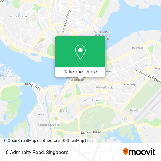 6 Admiralty Road map