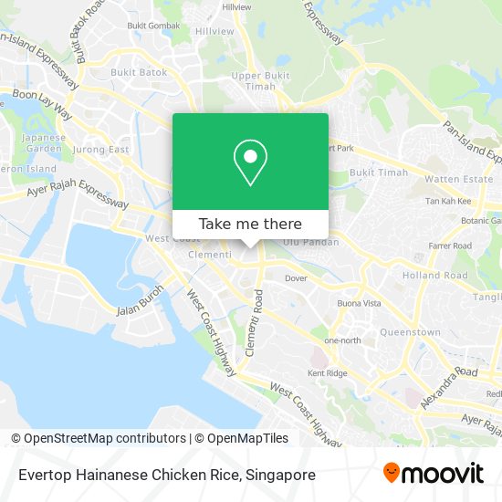 Evertop Hainanese Chicken Rice map