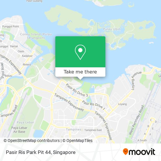 Pasir Ris Park Pit 44 map