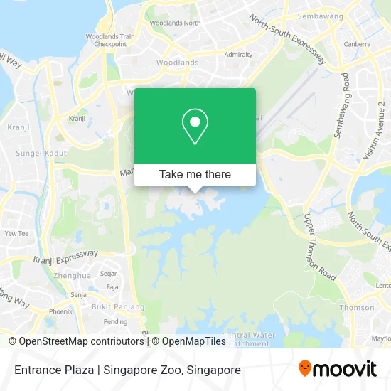 Entrance Plaza | Singapore Zoo地图