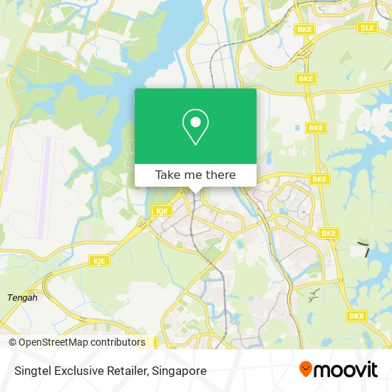 Singtel Exclusive Retailer map