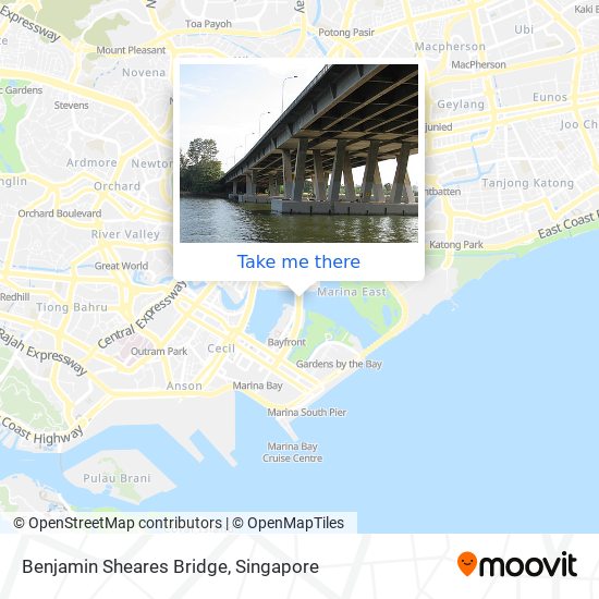 Benjamin Sheares Bridge地图
