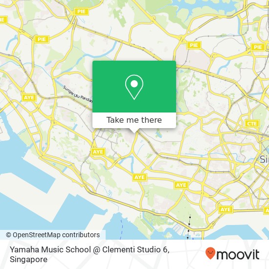 Yamaha Music School @ Clementi Studio 6 map