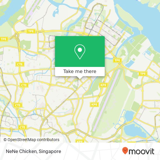 NeNe Chicken map
