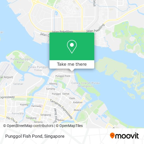 Punggol Fish Pond map