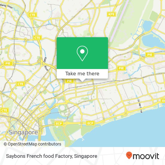 Saybons French food Factory map